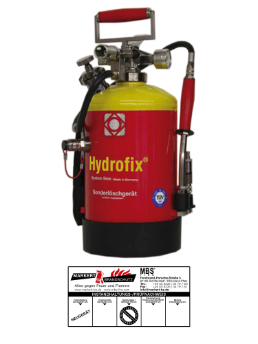 Sion Hydrofix Sonderlöscher Feuerlöscher B 5/L